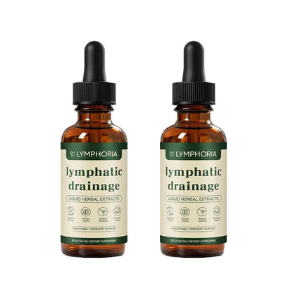 Lymphatic Drainage Liquid Drops - Immune & Lymph System Support Supplement Natural Herbal Blends Promotes Lymph Circulation & Re