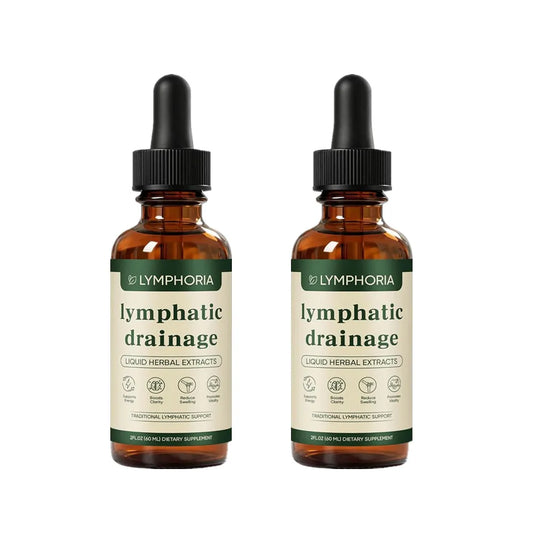 Lymphatic Drainage Liquid Drops - Immune & Lymph System Support Supplement Natural Herbal Blends Promotes Lymph Circulation & Re