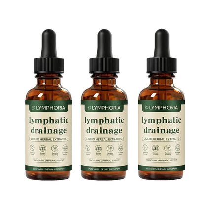 Lymphatic Drainage Liquid Drops - Immune & Lymph System Support Supplement Natural Herbal Blends Promotes Lymph Circulation & Re